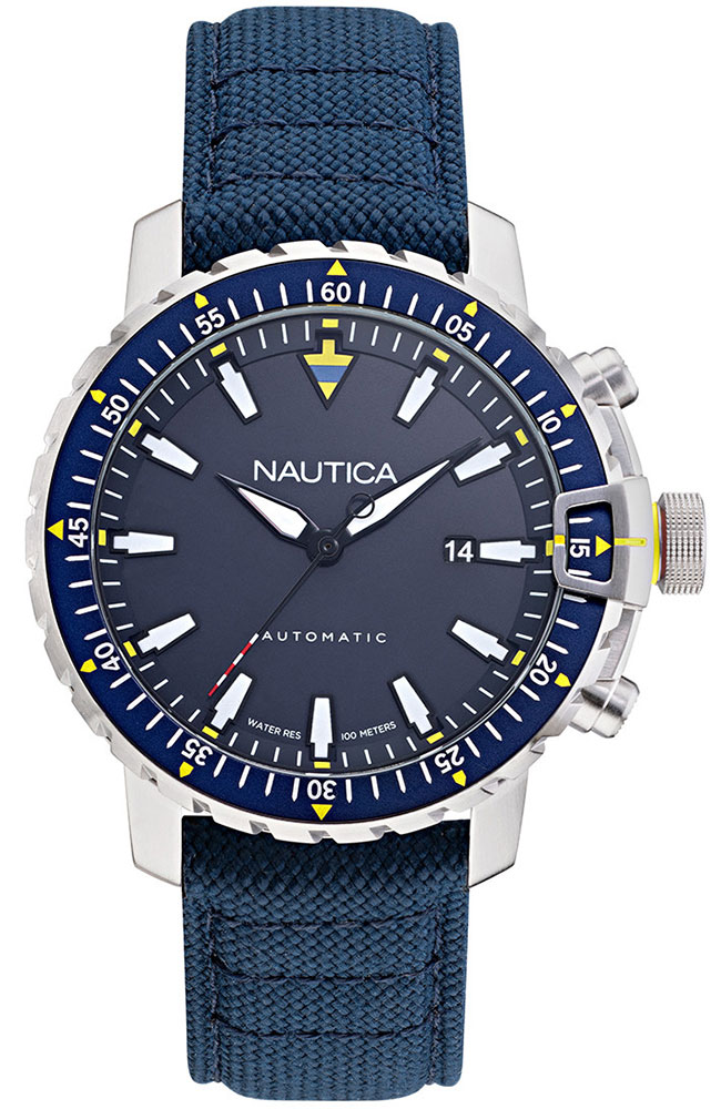 Men's Watch NAUTICA Icebreak Cup Automatic Box Set Limited Edition Blue  Fabric Strap NAPICS002 - E-oro.gr NAUTICA WATCHES