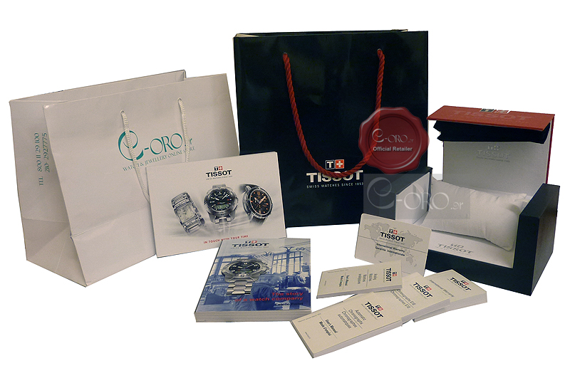 Men's Watch TISSOT T-Sport Chrono XL Khaki Fabric Chronograph T1166173726700  - E-oro.gr TISSOT WATCHES