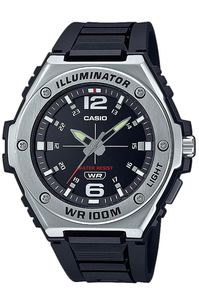 Black Rubber Strap MWA-100H-1AVEF 