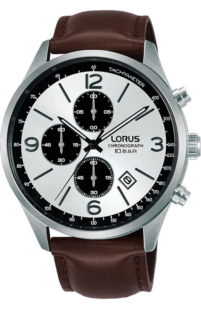 lorus leather watch