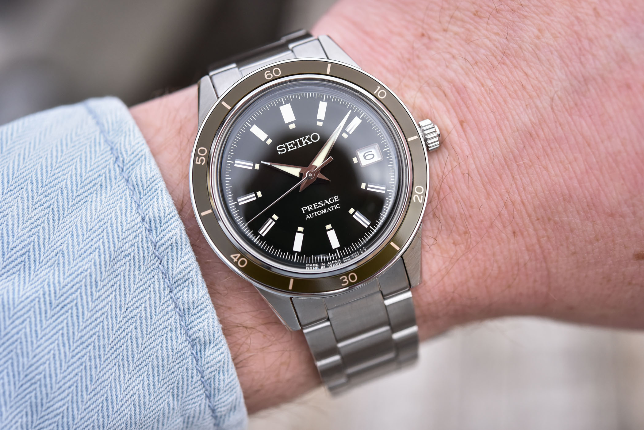 Men's Watch SEIKO Presage 60s Style Automatic Stainless Steel Bracelet  SRPG07J1 - E-oro.gr SEIKO WATCHES