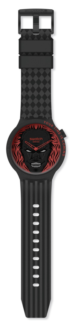SWATCH Your Time Is Coming Luminous Black Rubber Strap SB01B128 - E-oro.gr  SWATCH UNISEX ΡΟΛΟΓΙΑ