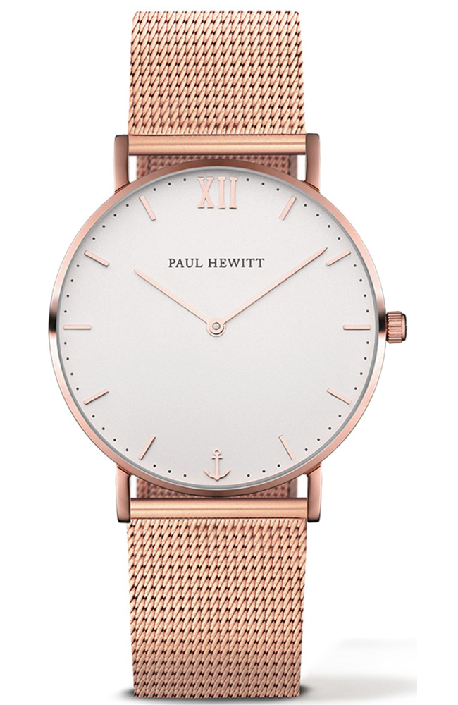 Leather Bracelet Paul Hewitt Sailor Line Rose Ladies Watch PAUL