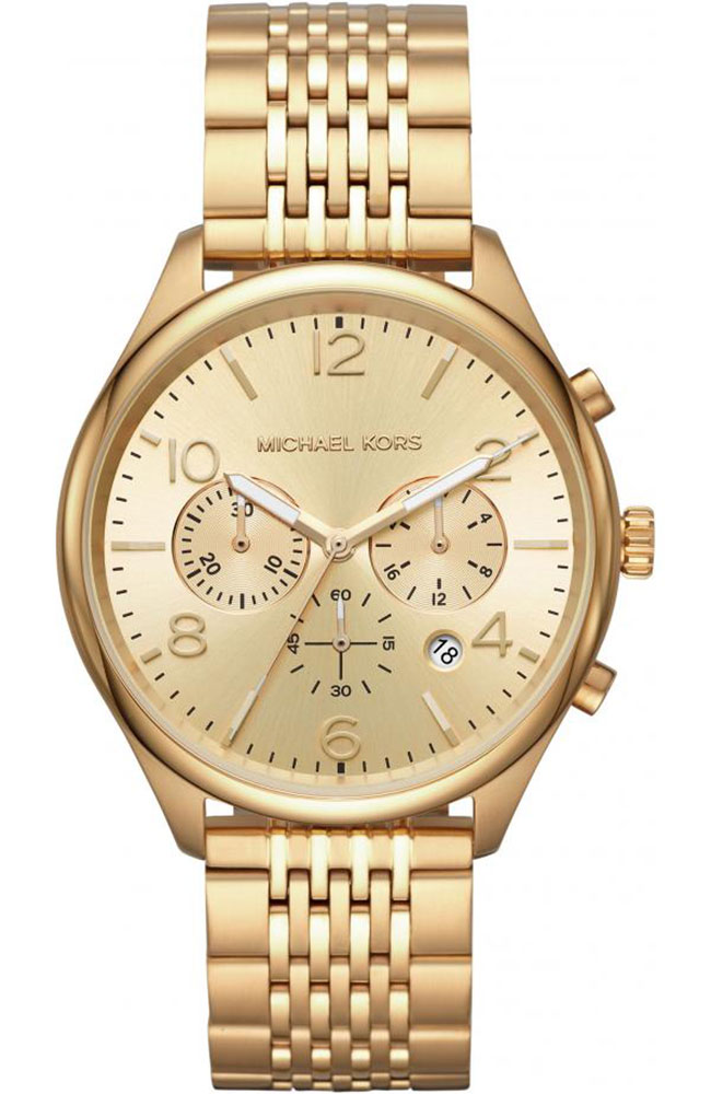 Men's Watch MICHAEL KORS Merrick Gold Stainless Steel Chronograph