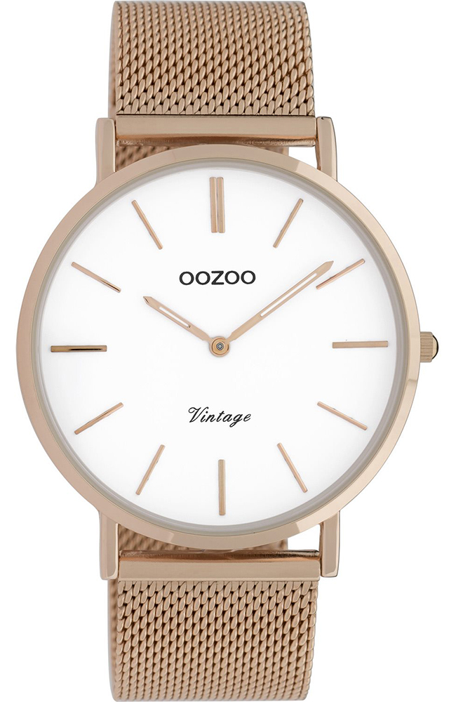 Ladies Watch OOZOO Timepieces Vintage Large Rose Gold Metal