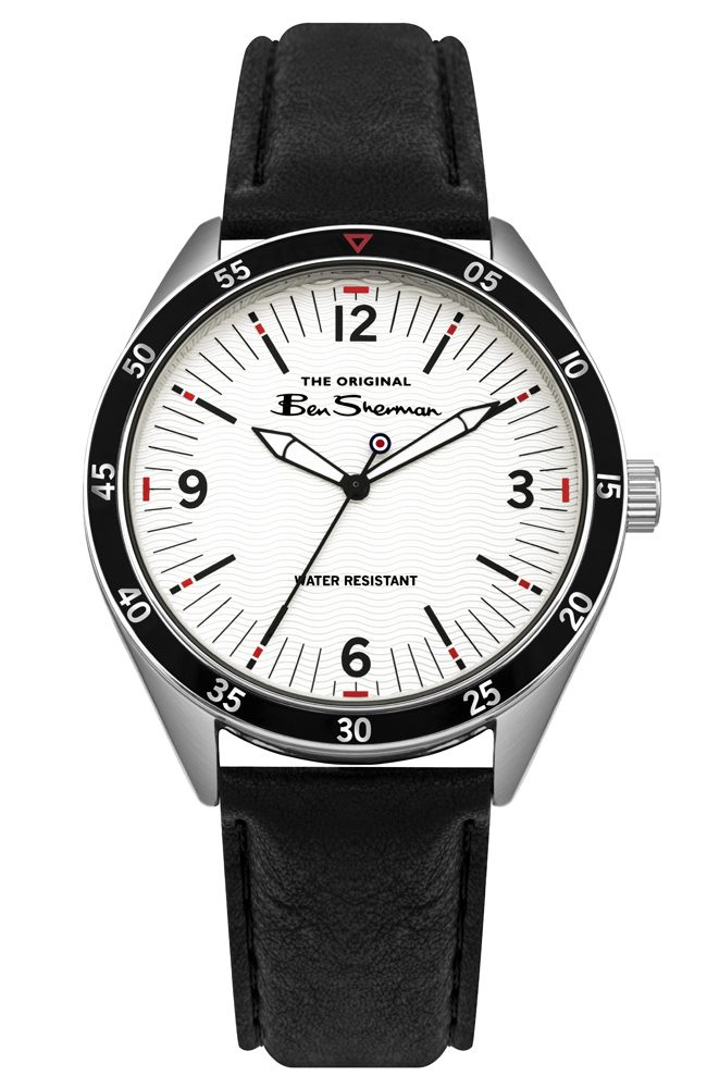 Men's Watch BEN SHERMAN The Originals Black Leather Strap BS007WB