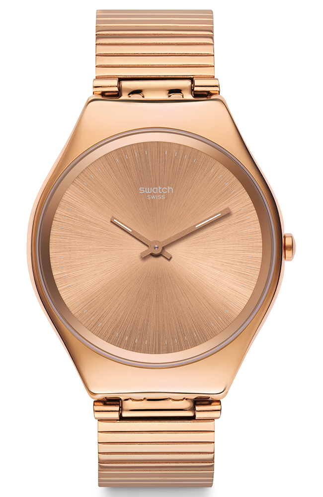 Wrist Watches Swatch Uhr Rosegold Ladies Watch SWATCH Skinelegance