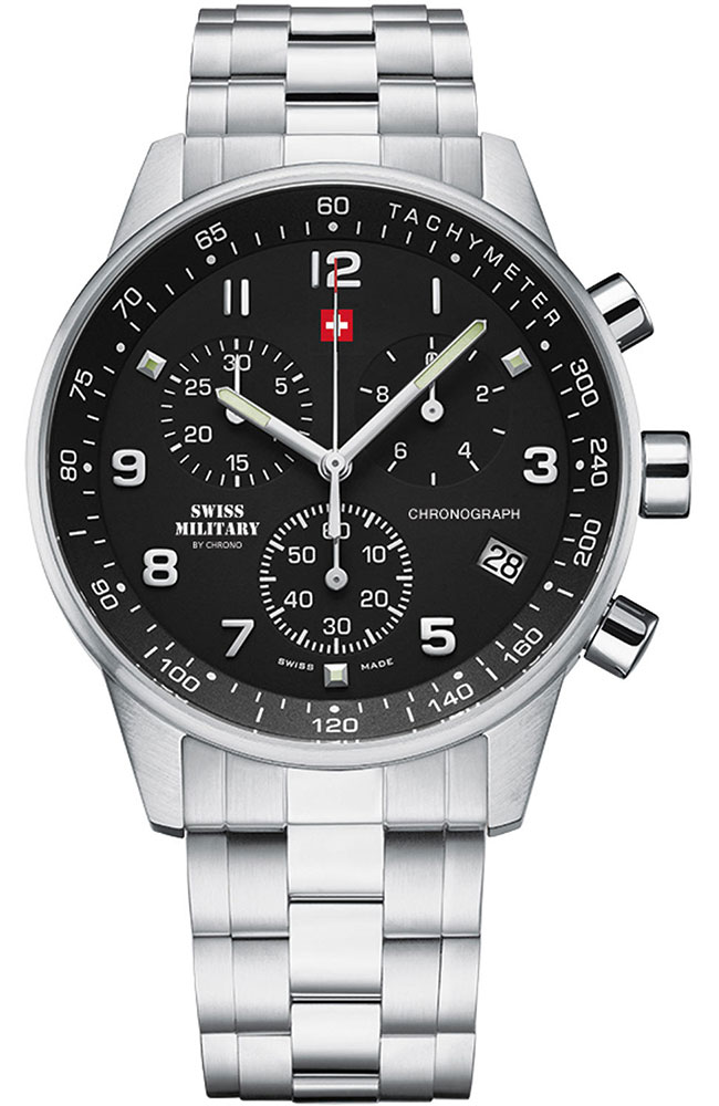 Men's Watch SWISS MILITARY by Chrono Stainless Steel Chronograph
