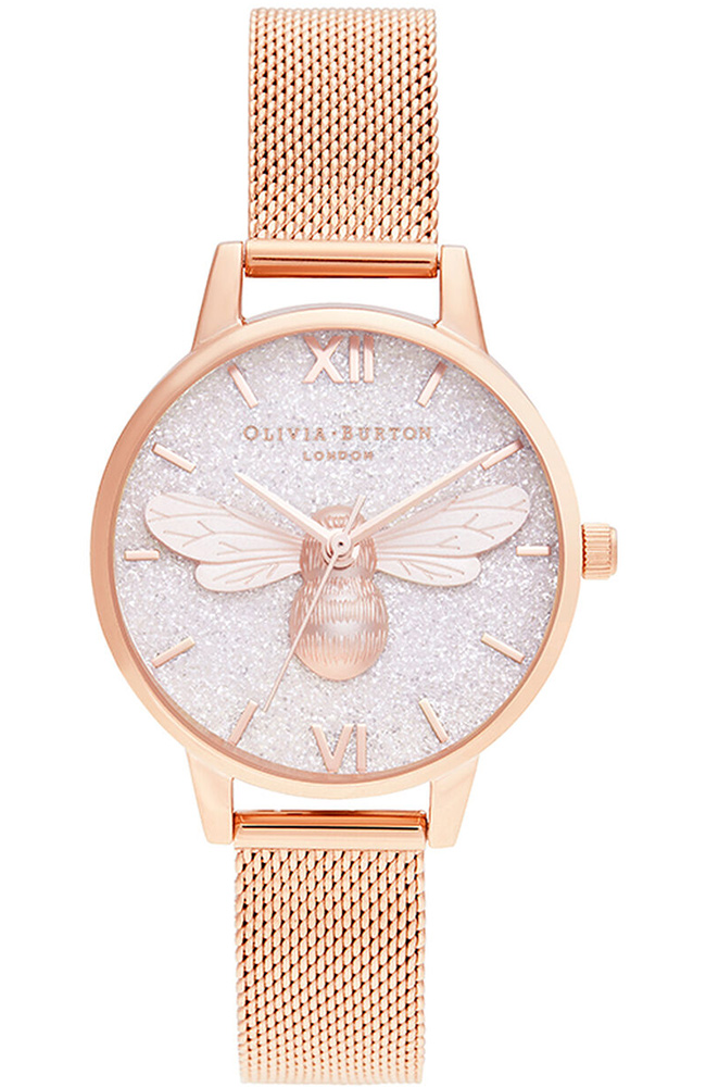 Ladies Watch OLIVIA BURTON Lucky Bee Rose Gold Stainless Steel