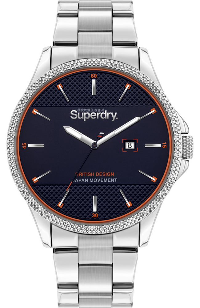 Men's Watch SUPERDRY Hoxton Silver Stainless Steel Bracelet