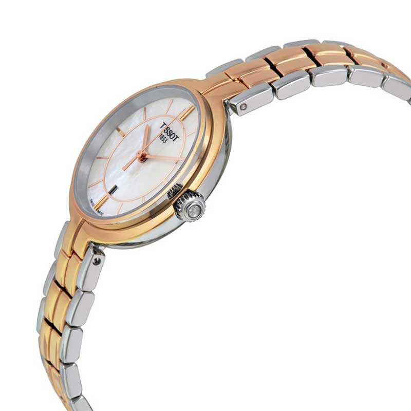 Ladies Watch TISSOT T-Flamingo Mop Two Tone Stainless Steel