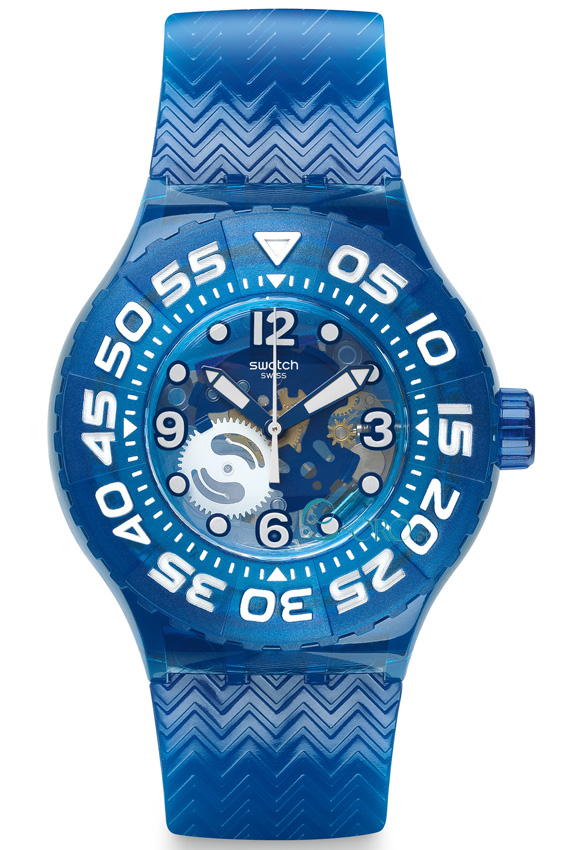 Swatch Plastic - Scuba Libre ASUUS100 SUUS100 La Nave Va Strap