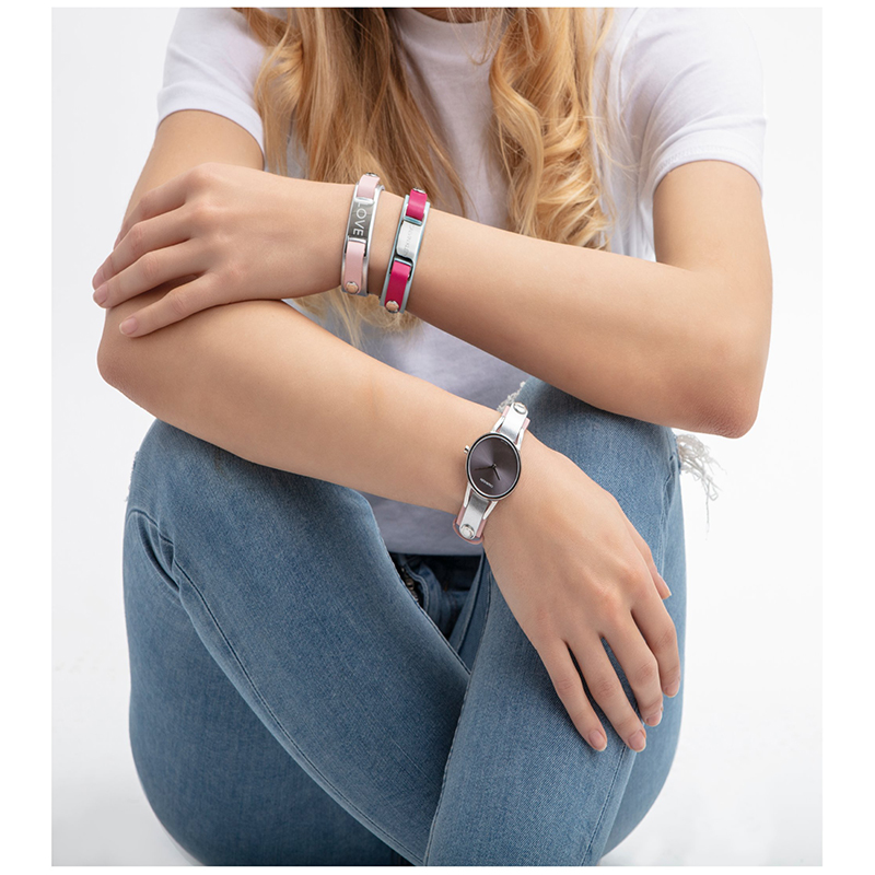 CALVIN KLEIN My Calvins Pink Leather Strap K9D231ZZ