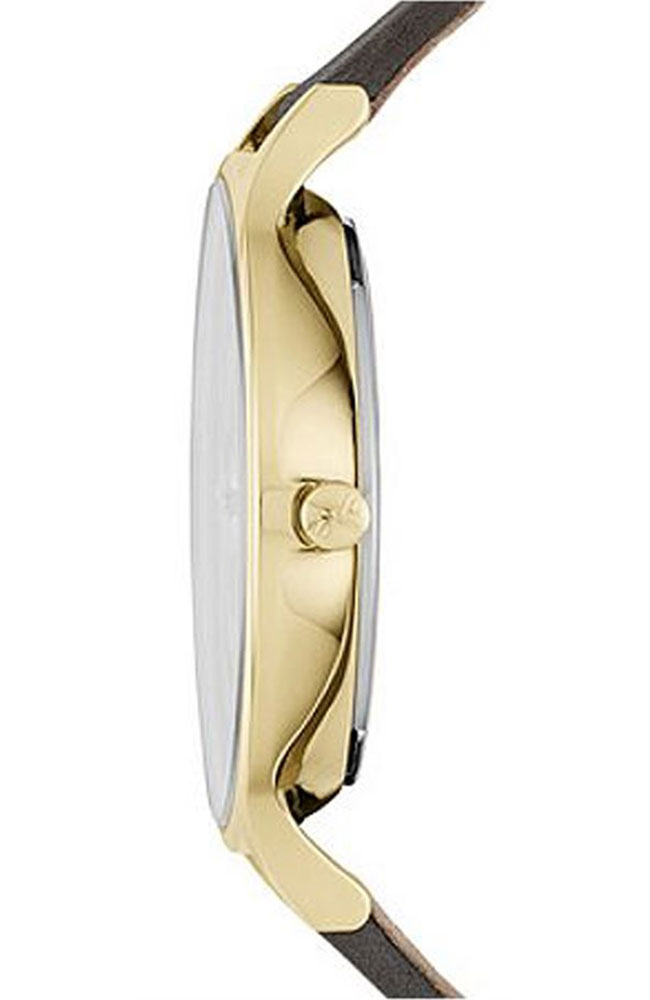 Ladies Watch SKAGEN Anita Multifunction Gold Black Leather  display picture 2