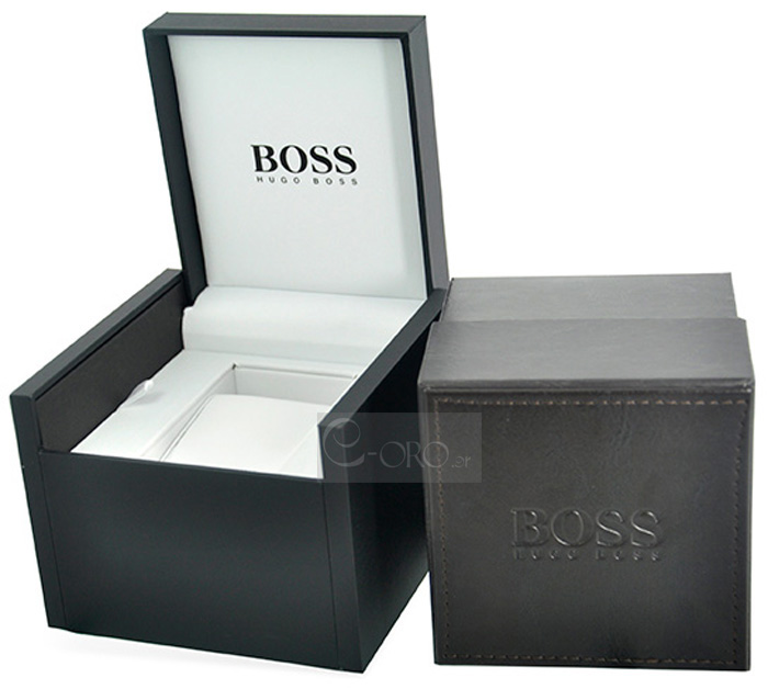 Men's watch BOSS Anthracite Stainless Steel Chronograph 1513991 - E-oro.gr  BOSS Hugo Boss WATCHES