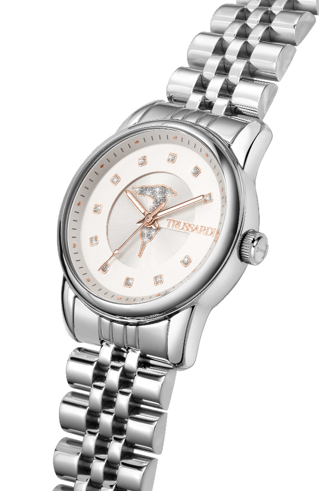 Ladies Watch TRUSSARDI T-Joy Stainless Steel Bracelet R2453150503