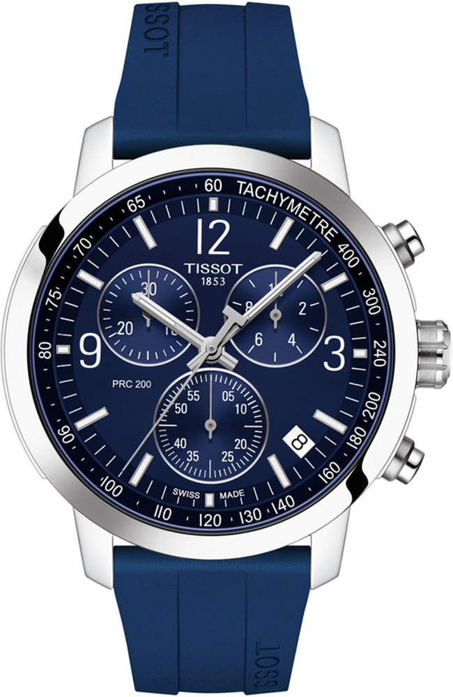 Blue Dial Tissot Prc Chronograph Men's Watch TISSOT PRC 200 Blue