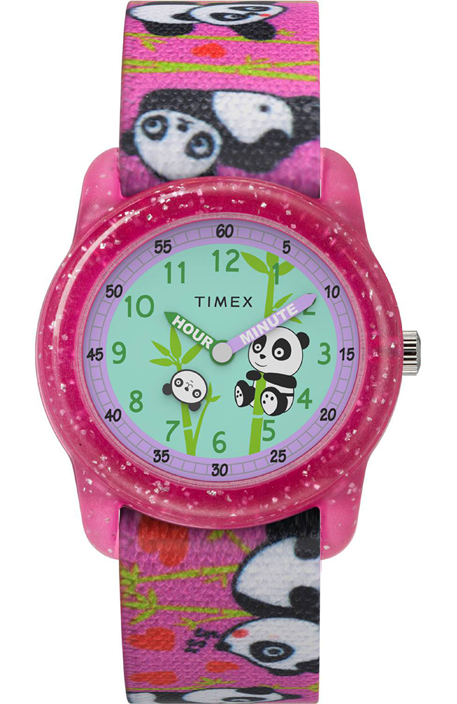 Kids Watch TIMEX Kids Time Machines Pink Fabric Strap TW7C77100   TIMEX WATCHES