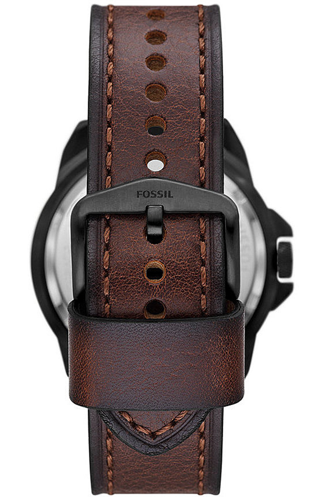 Men's Watch FOSSIL Bronson Automatic Brown Leather Strap ME3219