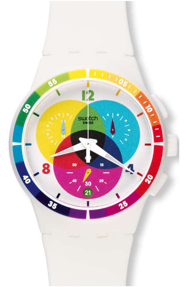 Susw407 SWATCH Chromograph White Rubber Chronograph SUSW404 - E-oro.gr SWATCH ...