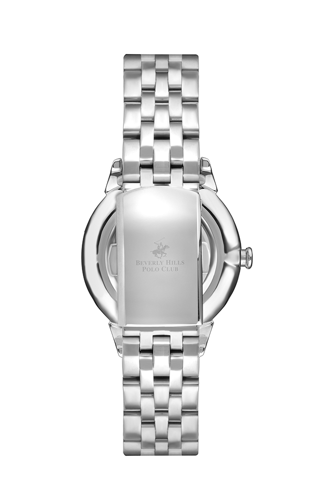 Ladies Watch BEVERLY HILLS POLO CLUB Crystals Silver  display picture 3