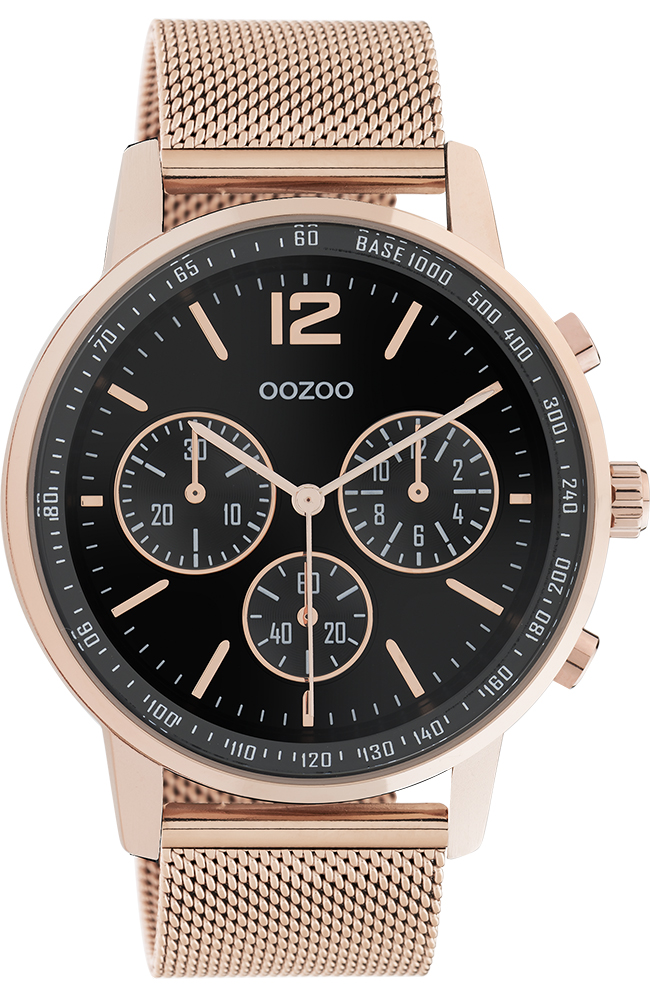 Unisex Watch OOZOO Timepieces Rose Gold Metal Bracelet C10882 E