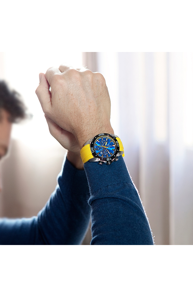 Bracelet De Montre Jaune En Caoutchouc Festina Chrono Bike - Références F20544/4 Et F20544/7 | Neuf Avec étiquettes