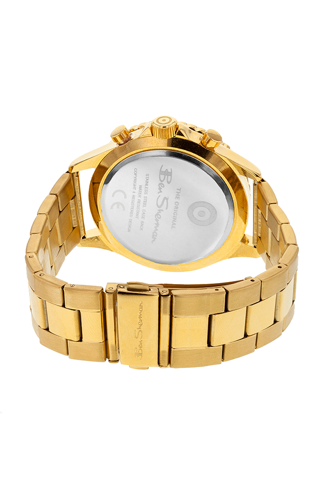 Men's Watch BEN SHERMAN Gold Stainless Steel Chronograph BS078GM