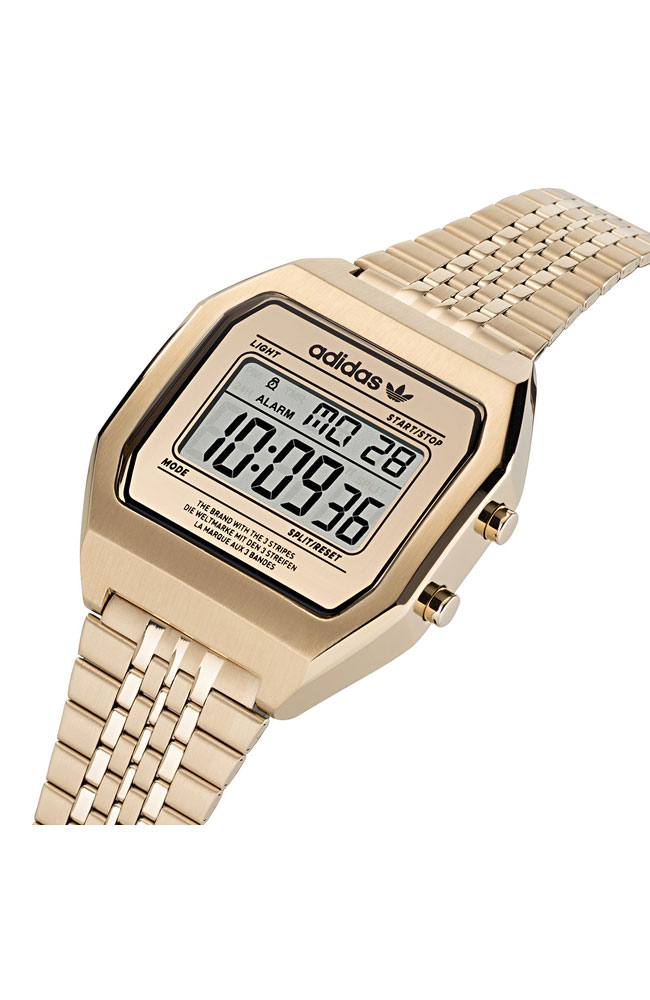 Men's Watch ADIDAS Digital Two Gold Stainless Steel Bracelet AOST22074 -  E-oro.gr ADIDAS WATCHES