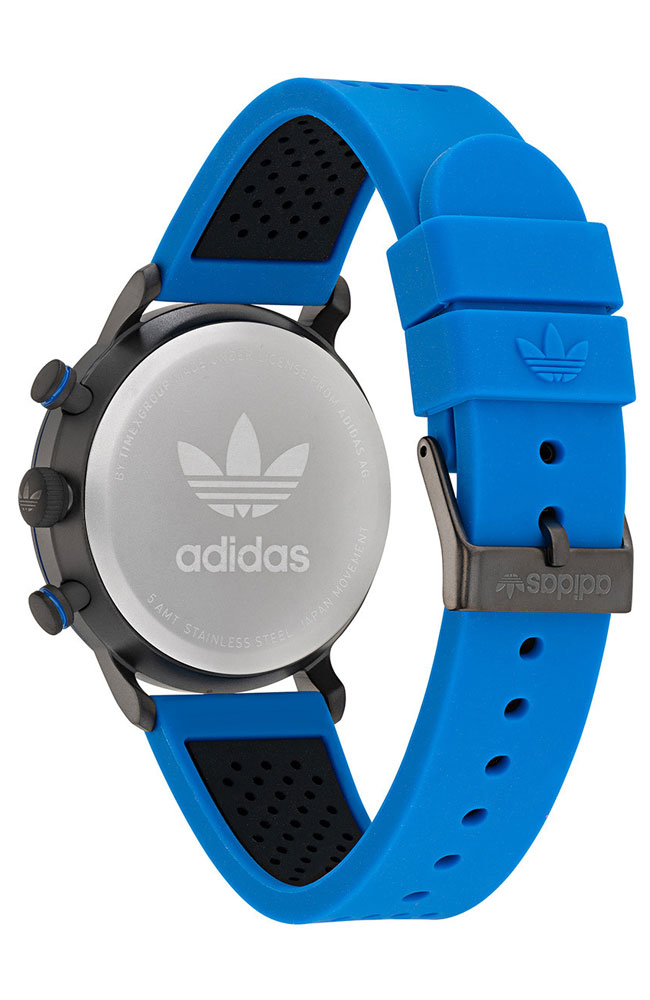 Men's Watch ADIDAS Code One Chrono Blue Rubber Strap AOSY22015 Eoro.gr ADIDAS WATCHES