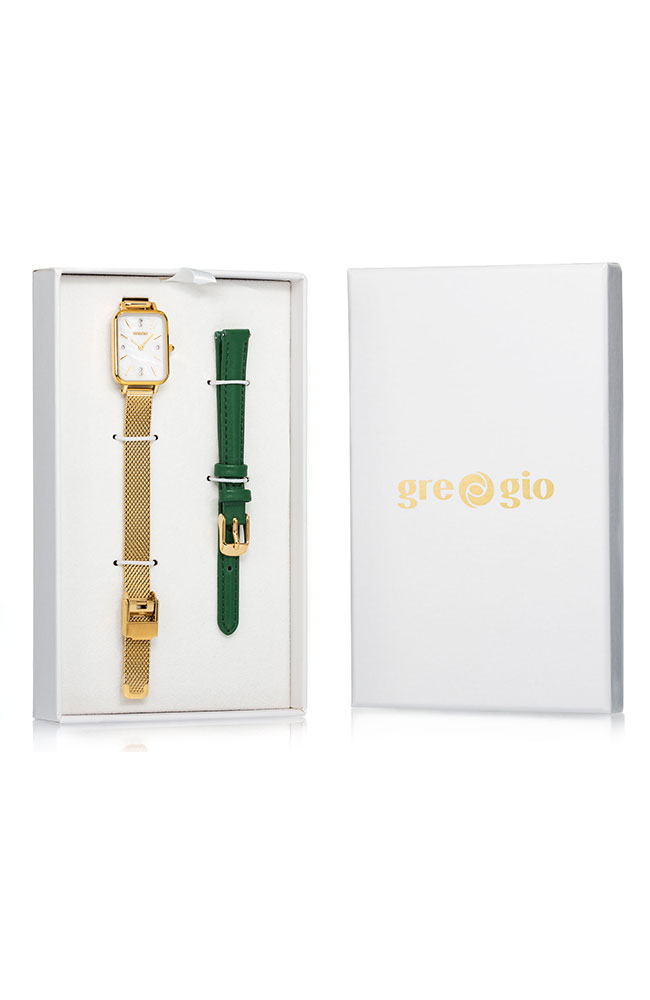 GREGIO Set Box Gold Stainless Steel Bracelet GR430020 - E-oro.gr GREGIO ...