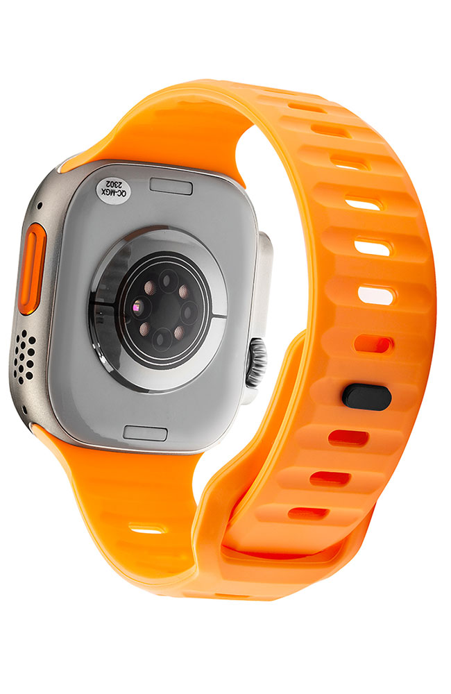 Unisex Watch LEE COOPER Smartwatch Orange Rubber Strap LC.SM.3.02 