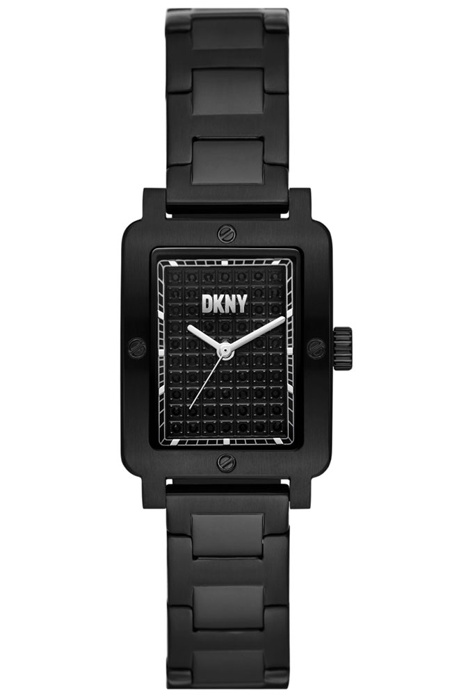 Ladies Watch DKNY City Rivet Black Stainless Steel Bracelet NY6664