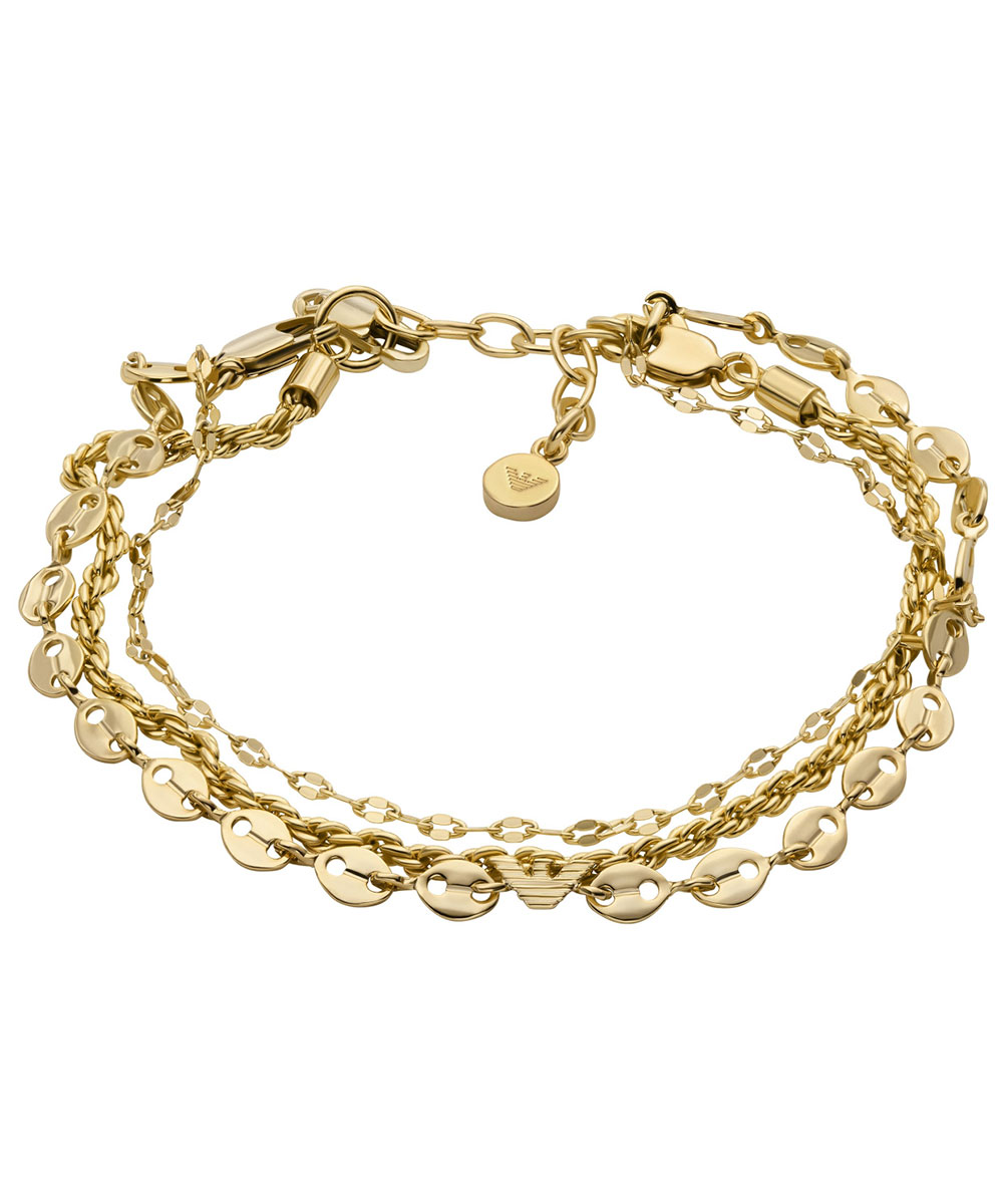 Ladies Bracelet EMPORIO ARMANI Gold Plated Bracelet EGS3112710 - E-oro ...