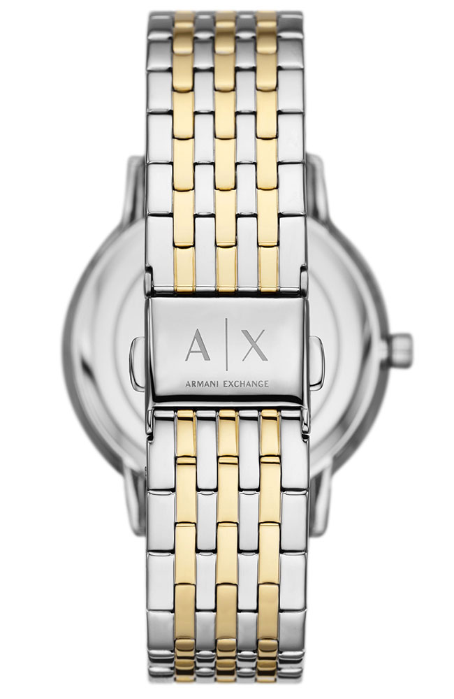Ladies Watch ARMANI EXCHANGE Set Crystals Two Tone Stainless Steel