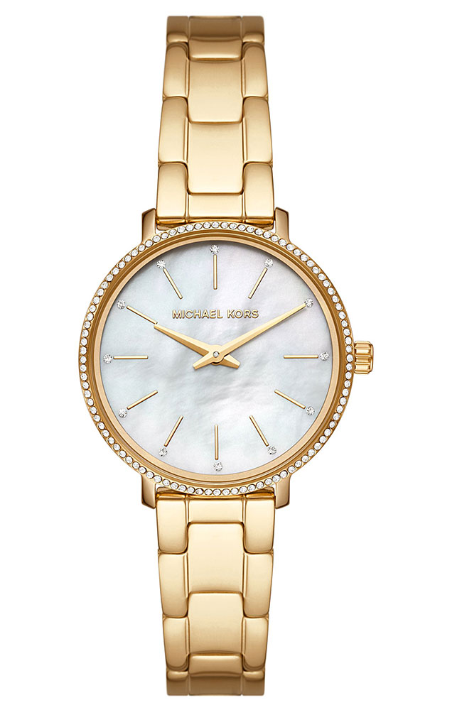 Ladies Watch MICHAEL KORS Pyper Mother of Pear Set Crystals  display picture 1
