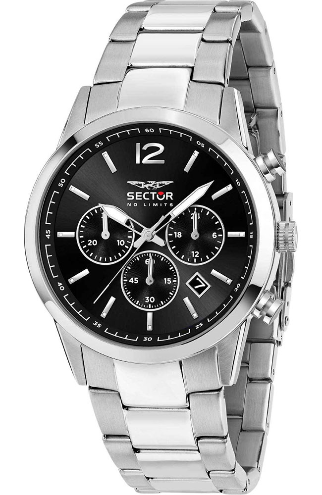 Men's Watch SECTOR 660 Chronograph Silver Stainless Steel Bracelet