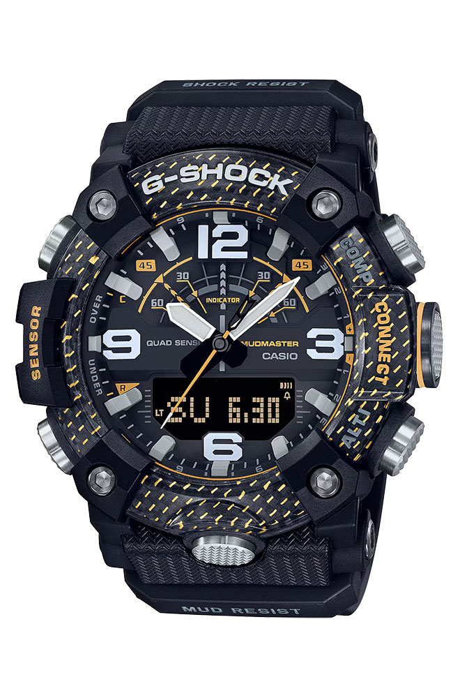 Men's Watch CASIO G-Shock Mudmaster Bluetooth Black Rubber Strap