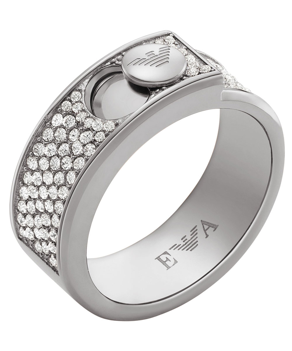 Ladies Ring EMPORIO ARMANI Stainless Steel Ring EGS3091040 E-oro