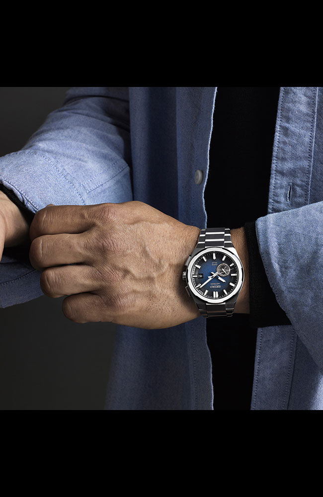 Men's Watch SEIKO Astron Solar GPS 3X 'Earth' Titanium Chronograph