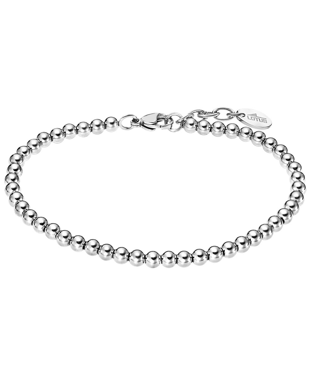 Lotus Style Bracciale Donna Acciaio Inox Sfere Lucide: Elegante, Regalo In Confezione Originale
